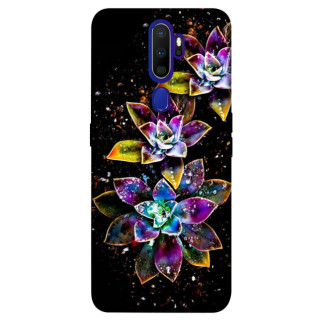 Чохол itsPrint Flowers on black для Oppo A5 (2020) / Oppo A9 (2020) - Інтернет-магазин спільних покупок ToGether