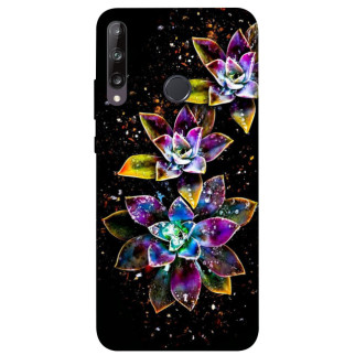 Чохол itsPrint Flowers on black для Huawei P40 Lite E / Y7p (2020) - Інтернет-магазин спільних покупок ToGether