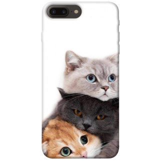 Чохол itsPrint Три коти для Apple iPhone 7 plus / 8 plus (5.5") - Інтернет-магазин спільних покупок ToGether