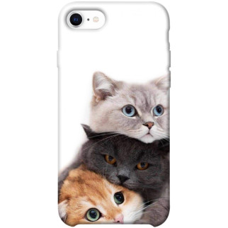 Чохол itsPrint Три коти для Apple iPhone SE (2020) - Інтернет-магазин спільних покупок ToGether