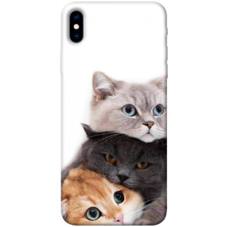 Чохол itsPrint Три коти для Apple iPhone XS Max (6.5") - Інтернет-магазин спільних покупок ToGether