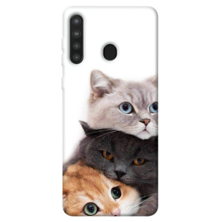 Чохол itsPrint Три коти для Samsung Galaxy A21 - Інтернет-магазин спільних покупок ToGether