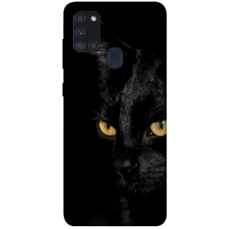 Чохол itsPrint Чорний кіт для Samsung Galaxy A21s - Інтернет-магазин спільних покупок ToGether