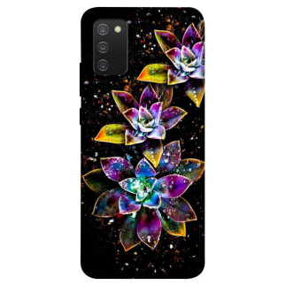 Чохол itsPrint Flowers on black для Samsung Galaxy A02s - Інтернет-магазин спільних покупок ToGether