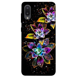 Чохол itsPrint Flowers on black для Samsung Galaxy A02 - Інтернет-магазин спільних покупок ToGether