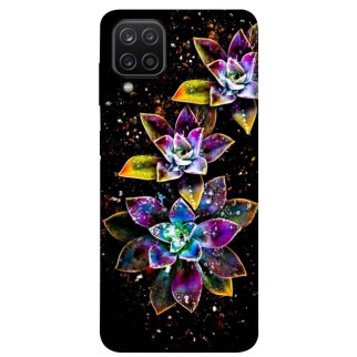 Чохол itsPrint Flowers on black для Samsung Galaxy A12 - Інтернет-магазин спільних покупок ToGether