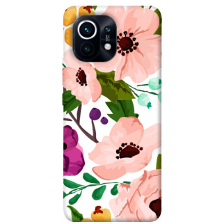 Чохол itsPrint Акварельні квіти для Xiaomi Mi 11 - Інтернет-магазин спільних покупок ToGether