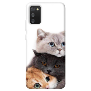 Чохол itsPrint Три коти для Samsung Galaxy A02s - Інтернет-магазин спільних покупок ToGether