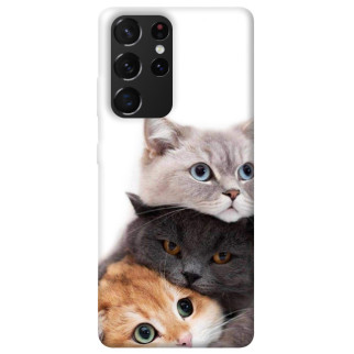 Чохол itsPrint Три коти для Samsung Galaxy S21 Ultra - Інтернет-магазин спільних покупок ToGether