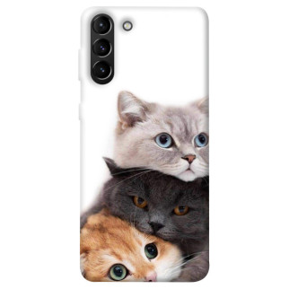 Чохол itsPrint Три коти для Samsung Galaxy S21+ - Інтернет-магазин спільних покупок ToGether
