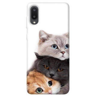 Чохол itsPrint Три коти для Samsung Galaxy A02 - Інтернет-магазин спільних покупок ToGether
