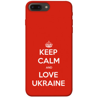 Чохол itsPrint Keep calm and love Ukraine для Apple iPhone 7 plus / 8 plus (5.5") - Інтернет-магазин спільних покупок ToGether