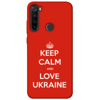 Чохол itsPrint Keep calm and love Ukraine для Xiaomi Redmi Note 8T - Інтернет-магазин спільних покупок ToGether