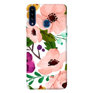 Чохол itsPrint Акварельні квіти для Samsung Galaxy A20s - Інтернет-магазин спільних покупок ToGether