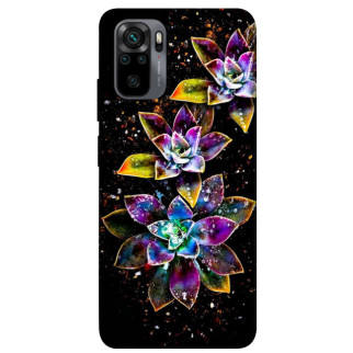 Чохол itsPrint Flowers on black для Xiaomi Redmi Note 10 / Note 10s - Інтернет-магазин спільних покупок ToGether