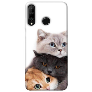 Чохол itsPrint Три коти для Huawei P30 lite - Інтернет-магазин спільних покупок ToGether