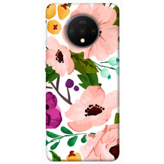 Чохол itsPrint Акварельні квіти для OnePlus 7T - Інтернет-магазин спільних покупок ToGether