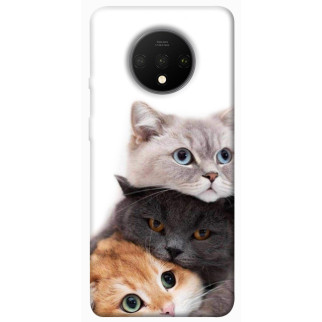 Чохол itsPrint Три коти для OnePlus 7T - Інтернет-магазин спільних покупок ToGether
