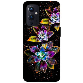 Чохол itsPrint Flowers on black для OnePlus 9 - Інтернет-магазин спільних покупок ToGether