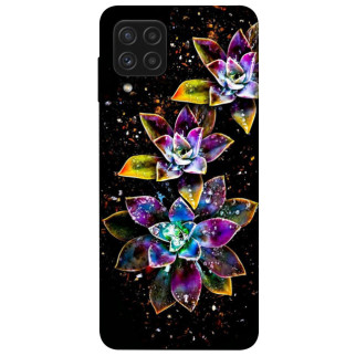 Чохол itsPrint Flowers on black для Samsung Galaxy A22 4G - Інтернет-магазин спільних покупок ToGether