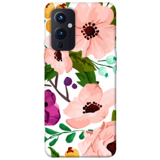 Чохол itsPrint Акварельні квіти для OnePlus 9 - Інтернет-магазин спільних покупок ToGether