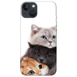 Чохол itsPrint Три коти для Apple iPhone 13 (6.1") - Інтернет-магазин спільних покупок ToGether