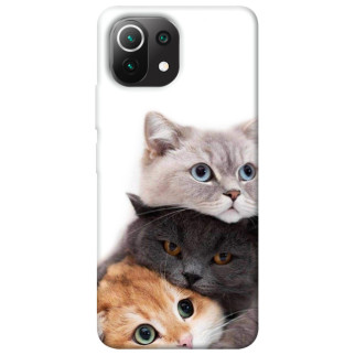 Чохол itsPrint Три коти для Xiaomi Mi 11 Lite - Інтернет-магазин спільних покупок ToGether