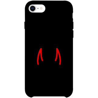 Чохол itsPrint Red horns для Apple iPhone SE (2020) - Інтернет-магазин спільних покупок ToGether