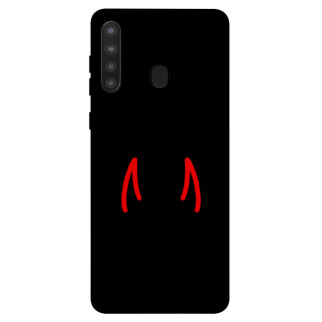 Чохол itsPrint Red horns для Samsung Galaxy A21 - Інтернет-магазин спільних покупок ToGether