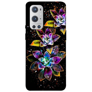 Чохол itsPrint Flowers on black для OnePlus 9 Pro - Інтернет-магазин спільних покупок ToGether