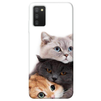 Чохол itsPrint Три коти для Samsung Galaxy A03s - Інтернет-магазин спільних покупок ToGether