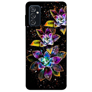 Чохол itsPrint Flowers on black для Samsung Galaxy M52 - Інтернет-магазин спільних покупок ToGether