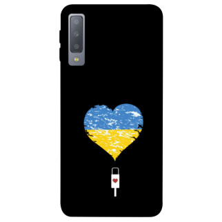 Чохол itsPrint З Україною в серці для Samsung A750 Galaxy A7 (2018) - Інтернет-магазин спільних покупок ToGether