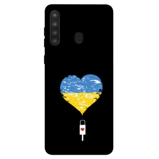 Чохол itsPrint З Україною в серці для Samsung Galaxy A21 - Інтернет-магазин спільних покупок ToGether