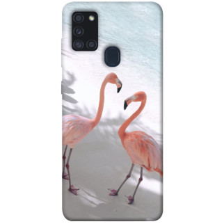 Чохол itsPrint Flamingos для Samsung Galaxy A21s - Інтернет-магазин спільних покупок ToGether