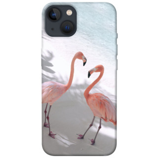 Чохол itsPrint Flamingos для Apple iPhone 13 (6.1") - Інтернет-магазин спільних покупок ToGether