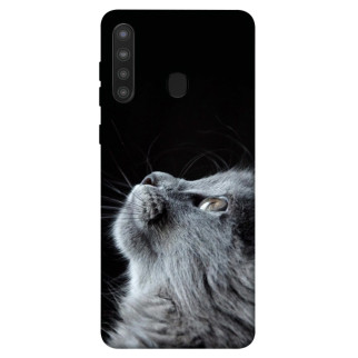 Чохол itsPrint Cute cat для Samsung Galaxy A21 - Інтернет-магазин спільних покупок ToGether