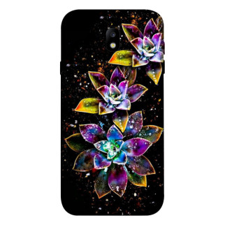 Чохол itsPrint Flowers on black для Samsung J730 Galaxy J7 (2017) - Інтернет-магазин спільних покупок ToGether