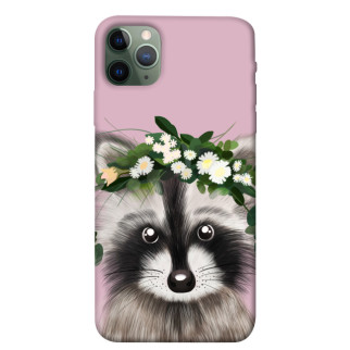 Чохол itsPrint Raccoon in flowers для Apple iPhone 11 Pro Max (6.5") - Інтернет-магазин спільних покупок ToGether