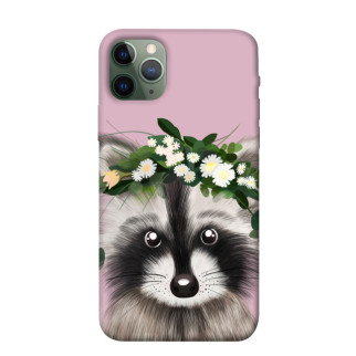 Чохол itsPrint Raccoon in flowers для Apple iPhone 11 Pro (5.8") - Інтернет-магазин спільних покупок ToGether