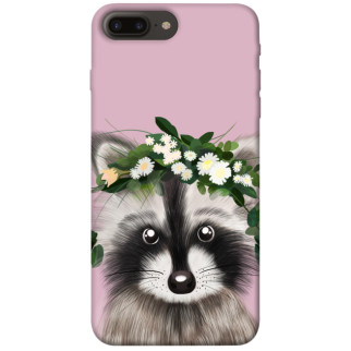 Чохол itsPrint Raccoon in flowers для Apple iPhone 7 plus / 8 plus (5.5") - Інтернет-магазин спільних покупок ToGether