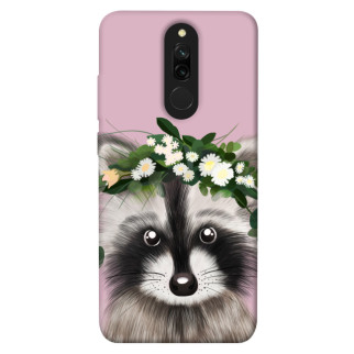Чохол itsPrint Raccoon in flowers для Xiaomi Redmi 8 - Інтернет-магазин спільних покупок ToGether