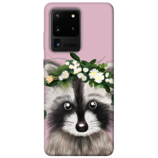 Чохол itsPrint Raccoon in flowers для Samsung Galaxy S20 Ultra - Інтернет-магазин спільних покупок ToGether