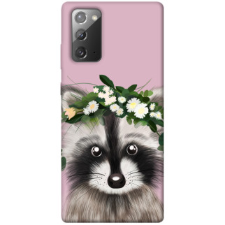 Чохол itsPrint Raccoon in flowers для Samsung Galaxy Note 20 - Інтернет-магазин спільних покупок ToGether