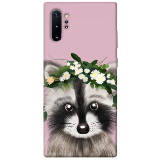 Чохол itsPrint Raccoon in flowers для Samsung Galaxy Note 10 Plus - Інтернет-магазин спільних покупок ToGether
