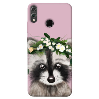 Чохол itsPrint Raccoon in flowers для Huawei Honor 8X - Інтернет-магазин спільних покупок ToGether