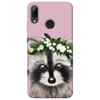 Чохол itsPrint Raccoon in flowers для Huawei P Smart (2019) - Інтернет-магазин спільних покупок ToGether