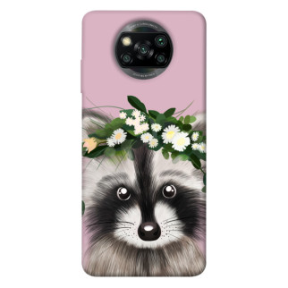 Чохол itsPrint Raccoon in flowers для Xiaomi Poco X3 NFC / Poco X3 Pro - Інтернет-магазин спільних покупок ToGether