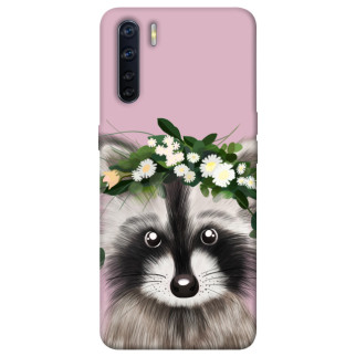 Чохол itsPrint Raccoon in flowers для Oppo A91 - Інтернет-магазин спільних покупок ToGether