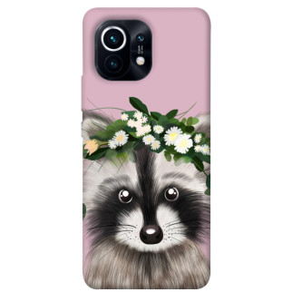 Чохол itsPrint Raccoon in flowers для Xiaomi Mi 11 - Інтернет-магазин спільних покупок ToGether